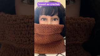 Snood au crochet crochet knitting snood cachecol crochettutorial uncinetto handmade fashion [upl. by Lion592]