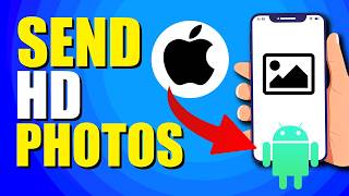 How To Send HD Photos From iPhone To Android Easy Way [upl. by Anyahs]