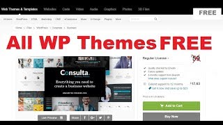 How to download WordPress Premium Themes FREE  Nulled Themes [upl. by Oletha]