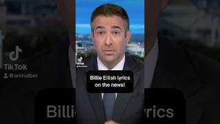 Billie Eilish lyrics on the news [upl. by Ayotol]