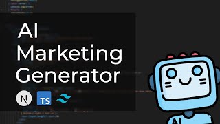 Lets build an AI Marketing Copy Generator in NEXTJS [upl. by Claribel]