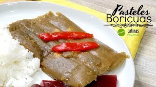 COMO HACER PASTELES BORICUAS VEGANOS  PASTELES PUERTORRIQUEÑOS [upl. by Barta]