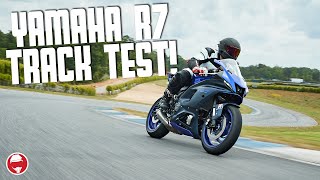 The 2022 Yamaha R7 is HERE Track TEST [upl. by Letty]