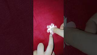 simple paper flower cutting trending shorts papercrafts art [upl. by Petulah]