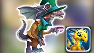 How to get Big Hat Dragon 100 Real Dragon City wbangcaHD Wonderland Island [upl. by Ynohtnaed]