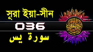 036  সূরা ইয়াসীন বাংলা অর্থসহSurah Yasin With Bangla Translation [upl. by Eillah]