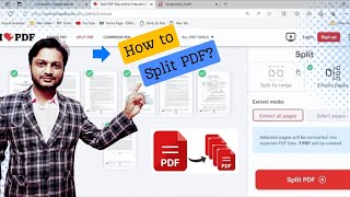 কিভাবে PDF ফাইল সহজে Split করবেন How to Split PDF File splitpdf pdf ilovepdf techhome [upl. by Ris]