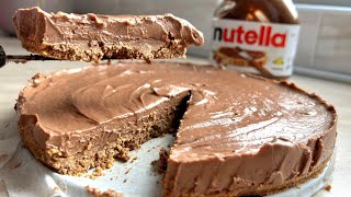 No bake Nutella cheesecake recipe [upl. by Caddric]