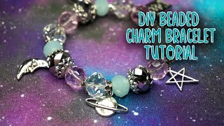 How to Create a Beaded Charm Bracelet [upl. by Meggie]