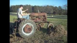 1945 Farmall A Manual Cultivator Operation [upl. by Anniram]