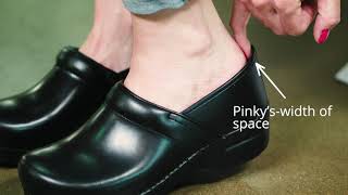 How to Fit Dansko Clogs [upl. by Greysun91]