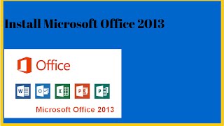 How to install Microsoft office 2013 crack 100 working  in Hindiurdu [upl. by Anastasia613]