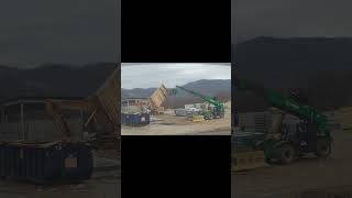 Guy Tips Over Telehandler [upl. by Yetah]