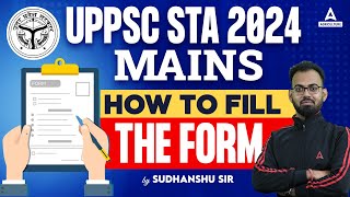 UPPSC STA Form Kaise Bhare  UPPSC STA Form Fill Up 2024  By Sudhanshu Sir [upl. by Margaret]