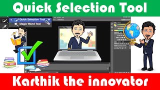 How To Use The Quick Selection Tool In Photoshop  How To Cut Out An Image In Photoshop [upl. by Najar]