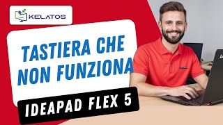 Come riparare un Lenovo IdeaPad Flex 5 14IIL05 con tastiera non funzionante Cambio tastiera [upl. by Aciretahs]