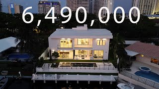 Touring a WATERFRONT NEW CONSTRUCTION Property in Fort Lauderdale FL [upl. by Riobard]