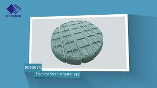 Demister Pad Boegger Industrial Limited [upl. by Hayarahs]