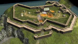 Stronghold 2 Steam Edition  HEUNEBURG  Conquest Trail [upl. by Ahsinid961]