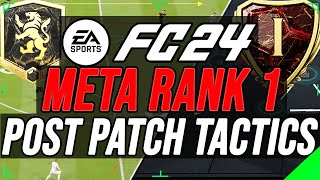 FC 24  BEST META Rank 1 Custom Tactics amp Instructions Post Patch [upl. by Adnauqal]