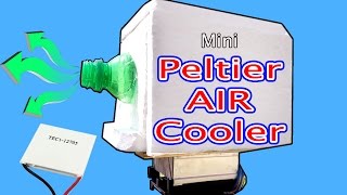 Air cooler Using peltier moduleHow to make [upl. by Euqina]