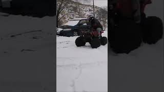 Coolster 125cc ATV fun in the snow [upl. by Victorine927]