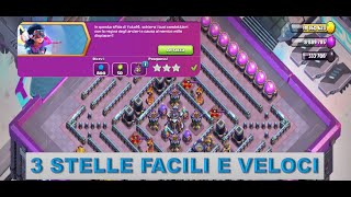 Come fare 3 stelle  Sfida n3 del Clashiversario  CLASH OF CLANS [upl. by Eadrahc]