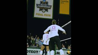 Baylor Volleyball Another look at that matchwinning ace 😮‍💨 [upl. by Fidelis475]