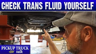 How to Open Check and Fill Chevy Silverado 1500 Transmission Fluid [upl. by Enohsal]