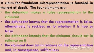 Misrepresentation In Contract lawTypes of misrepresentationIndian contract act 1872 [upl. by Almeida356]