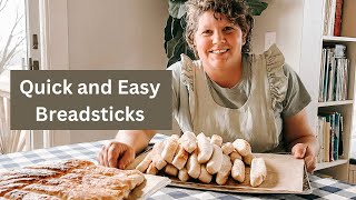 Quick and Easy breadsticks [upl. by Salohci385]