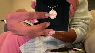 Van Cleef amp Arpels Zodiaque Medal Scorpio and 70 cm Trace Chain Double Unboxing [upl. by Ettener]