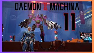 Daemon X Machina Nintendo Switch Gameplay Desafíos Intensos y Poderosas Mejoras [upl. by Joell]