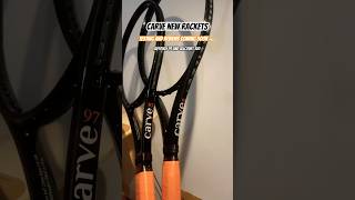 ⁠CarveSports new rackets ADTOUCH 97 and ALLCOURT 100 💫 glossy blackout tennis review viral [upl. by Torbert]