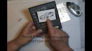 Easy Faux Metal Texture Embossing Quick Tip [upl. by Debra]