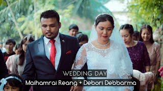 Maihamrai Reang  Debori Debbarma  Tripura Christian Wedding Highlights Movie [upl. by Nnyrb]