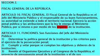 ley organica del MP  DECRETO 4094 [upl. by Otis]