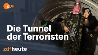 Krieg in Nahost Die unterirdische Welt der Hamas  ZDFheute live [upl. by Gorden]