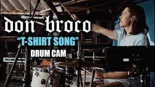 Don Broco  TShirt Song  Drum Cam LIVE [upl. by Scarface458]