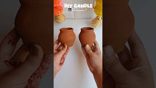 Diy diwali Candles❤️diy shorts diwali diwalidecor diycrafts viralshort festive trending [upl. by Yojal957]