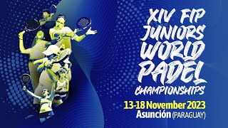 XIV FIP OPEN JUNIORS WORLD PADEL CHAMPIONSHIPS BY NATIONAL PAIRS [upl. by Aztiley]