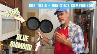 Blue Diamond VS MSMK  NonStick  NonToxic Frying Pans [upl. by Rawdon]