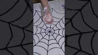 Tufting a Spiderweb Rug ASMR [upl. by Ecnerual]