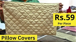 Quilted Pillow Covers सीधा फैक्ट्री से ख़रीदे Wholesale amp Manufacturer pillowfactory msbulkstock [upl. by Ididn479]