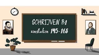 SCHRIJVEN B1  zinstaken 145168 losse officiële opdrachten  STAATSEXAMEN NT2 programma I [upl. by Emorej]