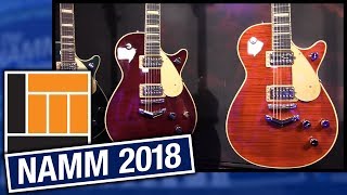 LampM  NAMM 2018 Gretsch Guitars [upl. by Nylidam]