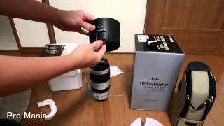 開封動画 Canon EF100400mm F4556L IS II USM Unboxing [upl. by Attenaj689]