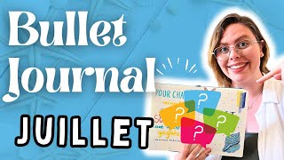 PLAN WITH ME BULLET JOURNAL JUILLET 2024  Idées de pages pour lété [upl. by Nesnaj970]