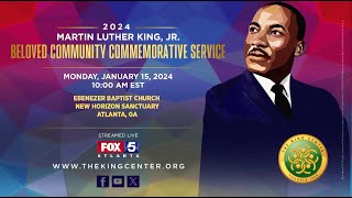 Martin Luther King Jr Beloved Community Commemorative Service  January 15 2024 [upl. by Ravahs]