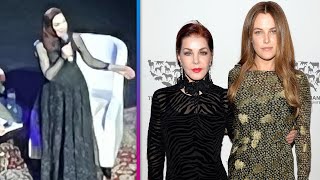 Priscilla Presley Gets Emotional on Tour After Riley Keough Is Mentioned [upl. by Owades]